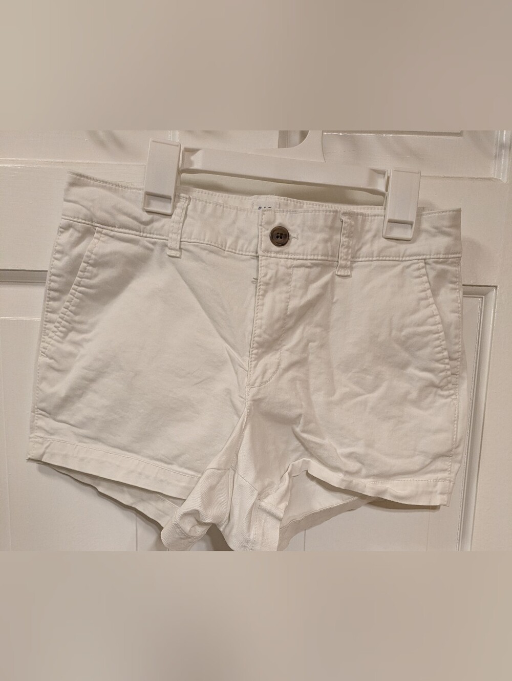 GAP White Women's Denim-Style Shorts